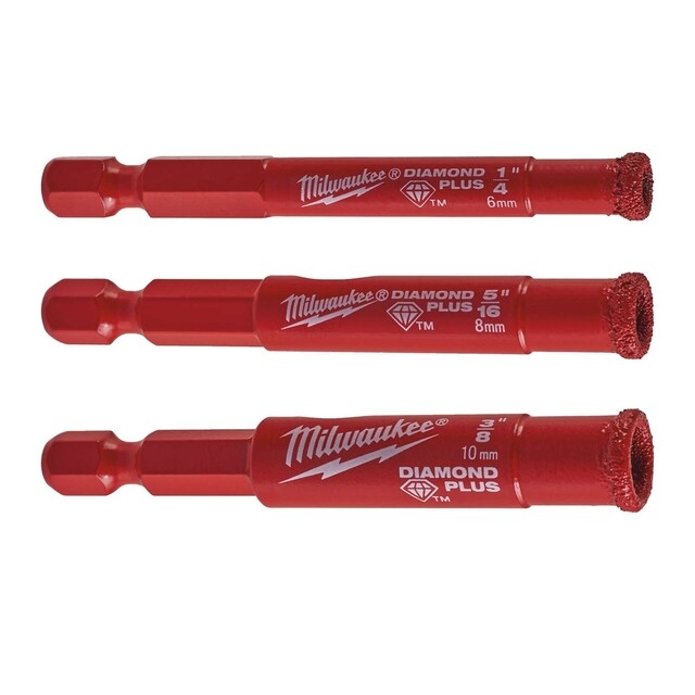 Product image 1 of Milwaukee Diamantboren set DIAMOND MAX M14 (6, 8, 10 mm)