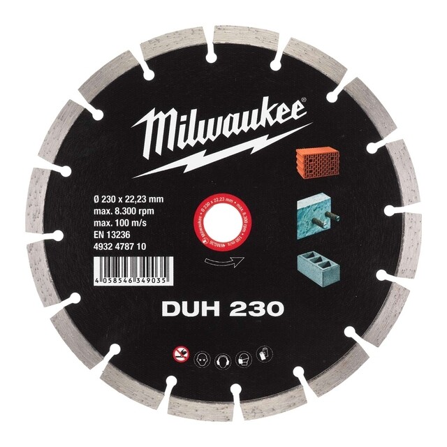 Product image 1 of Milwaukee Diamant High Performance Blad - CIS Professional DUH 230 mm