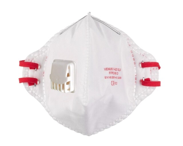 Product image 1 of Milwaukee FFP2 opvouwbaar stofmasker met ventiel - 15 stuks