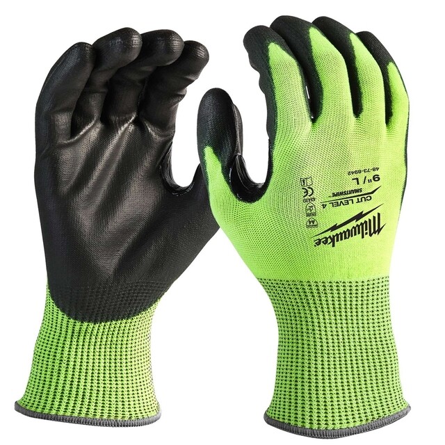 Product image 1 of Milwaukee Hi-vis werkhandschoenen snijklasse 4/D - 10XL - 1 paar