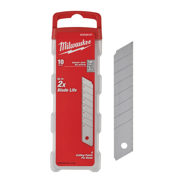 Product image 1 of Milwaukee Reserve breekmesjes 18 mm (10 stuks)