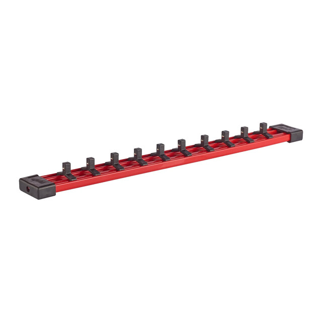 Product image 1 of Milwaukee Doppenrail 350mm inclusief 10 clips 1/4 doppen 