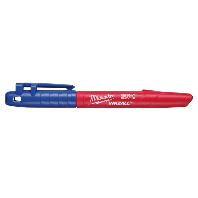 Product image 1 of Milwaukee Marker INKZALL  Fijne punt 1,0 mm blauw (1 stuk)