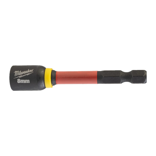 Product image 1 of Milwaukee Magnetische SHOCKWAVE Moeraanzetter Dop HEX8 x 65 mm