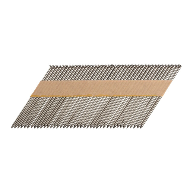 Product image 1 of Milwaukee Gladde schacht draadnagels helder D-kop 34° 90mm SC1 2200 stuks
