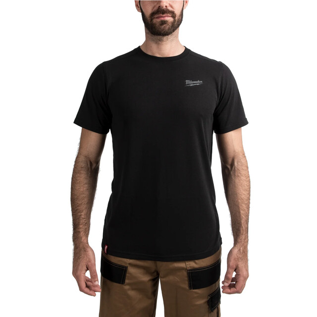 Product image 1 of Milwaukee Hybrid T-shirt zwart XL - 1 stuk