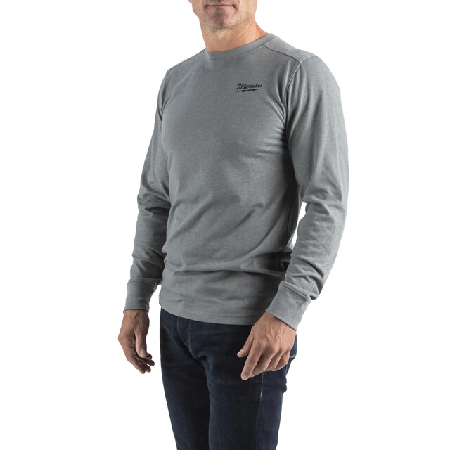 Product image 1 of Milwaukee Hybrid shirt long sleeve grijs M - 1 stuk