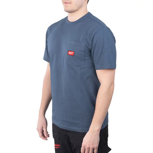 Product image 1 of Milwaukee Work T-shirt blauw L - 1 stuk