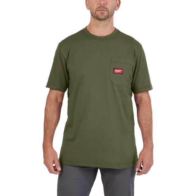 Product image 1 of Milwaukee Work T-shirt groen S - 1 stuk