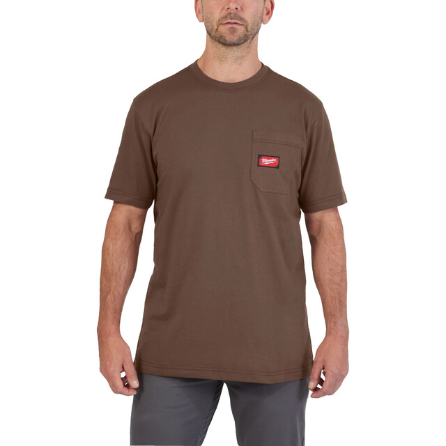 Product image 1 of Milwaukee Work T-shirt bruin L - 1 stuk