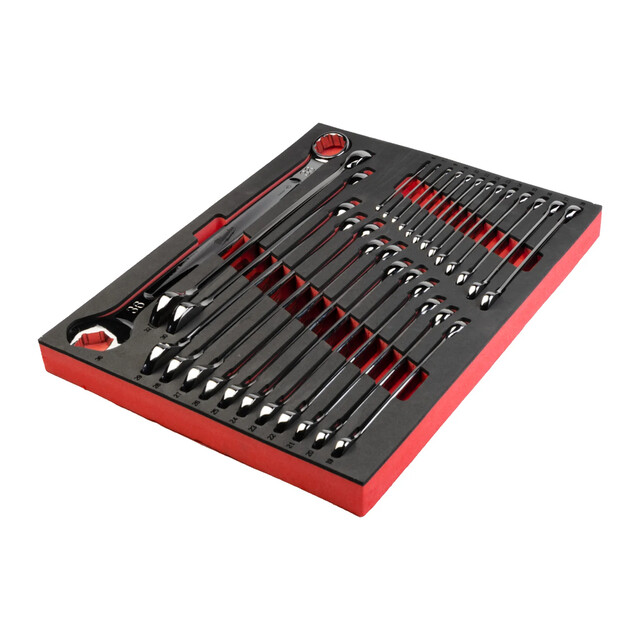 Product image 1 of Milwaukee Foam inlay ring-steeksleutelset MAXBITE  6 mm-36 mm (27-delig)