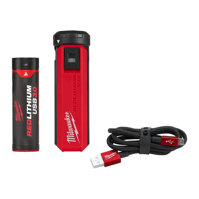 Product image 1 of Milwaukee REDLITHIUM  USB Accu en oplader set
