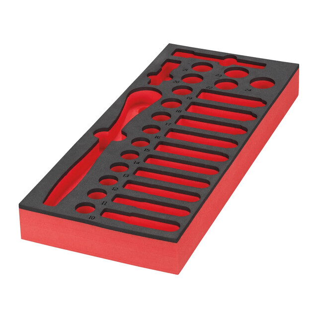 Product image 1 of Milwaukee Lege Foam Inlay doppenset 1/2'' Metrisch (28-delig)