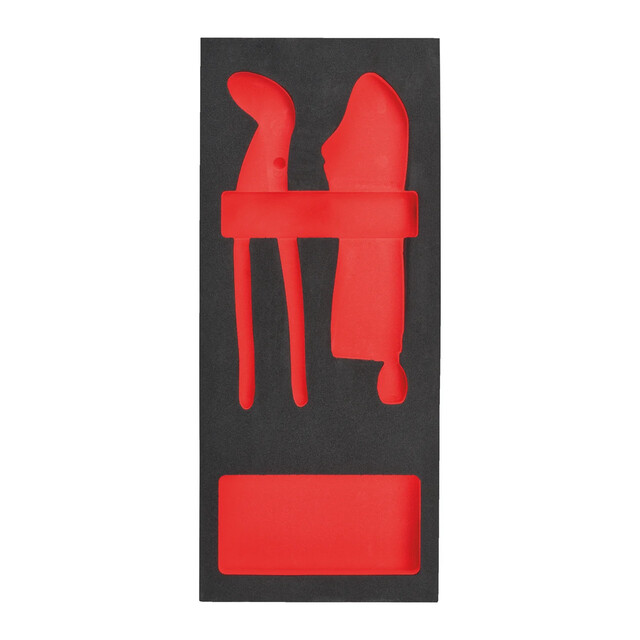 Product image 1 of Milwaukee Lege Foam inlay tangen: verstelbare waterpomptang 250 mm en gebogen griptang 250 mm en (2-delig)