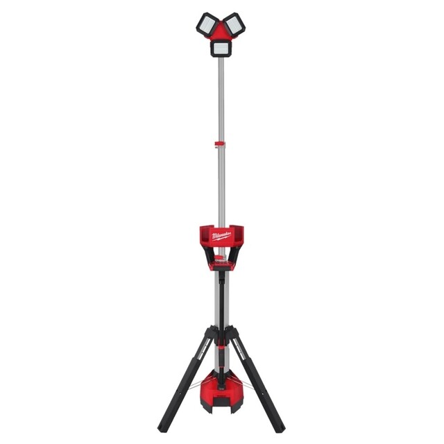 Product image 1 of Milwaukee M18 Led Area Lamp Driepoot Laadfunctie 6000 Lumen Hosalc 