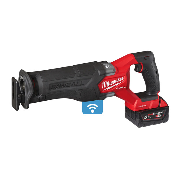 Product image 1 of Milwaukee M18 ONEFSZ Reciprozaag - 2 x M18 B5 Accu's, M12-18 FC Lader, HD Box