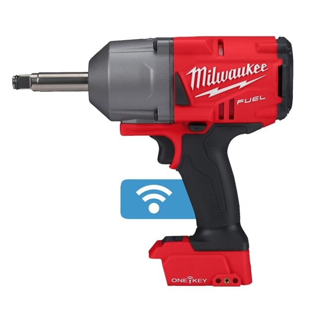 Product image 1 of Milwaukee M18 ONE-KEY 1/2" slagmoersleutel met frictiering en verlengde as (75 mm)