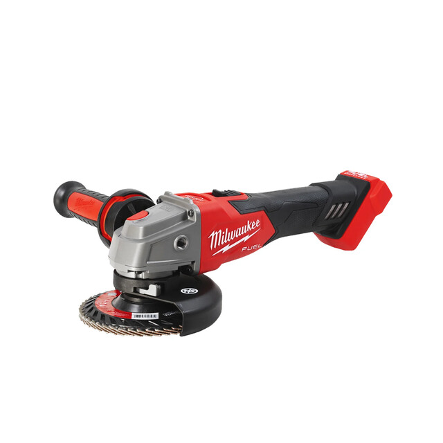 Product image 1 of Milwaukee M18 FUEL  125 mm haakse slijper met schuifschakelaar en rem