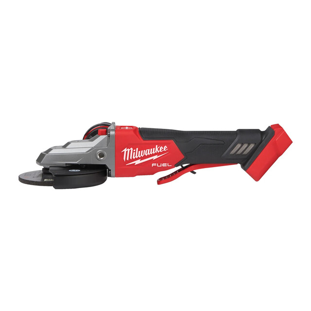 Product image 1 of Milwaukee M18 FUEL  Haakse slijper 125 mm, platte kop, rem, schuifschakelaar