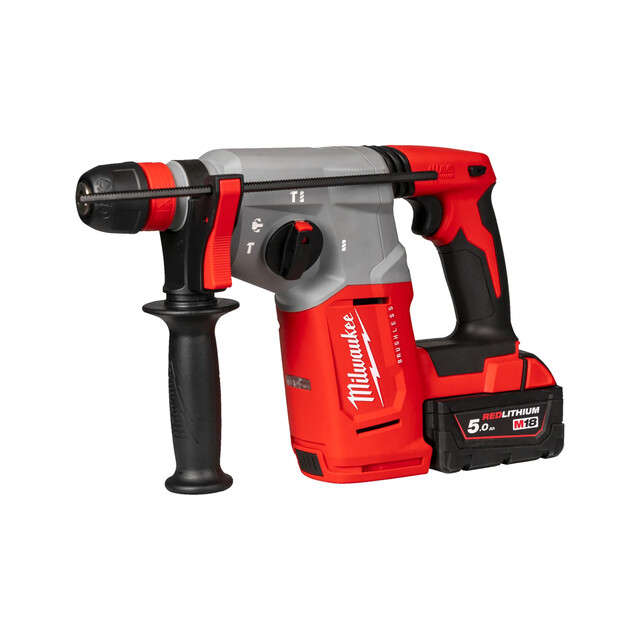 Product image 1 of Milwaukee M18 koolborstelloze 4-standen SDS-plus hamer met FIXTEC