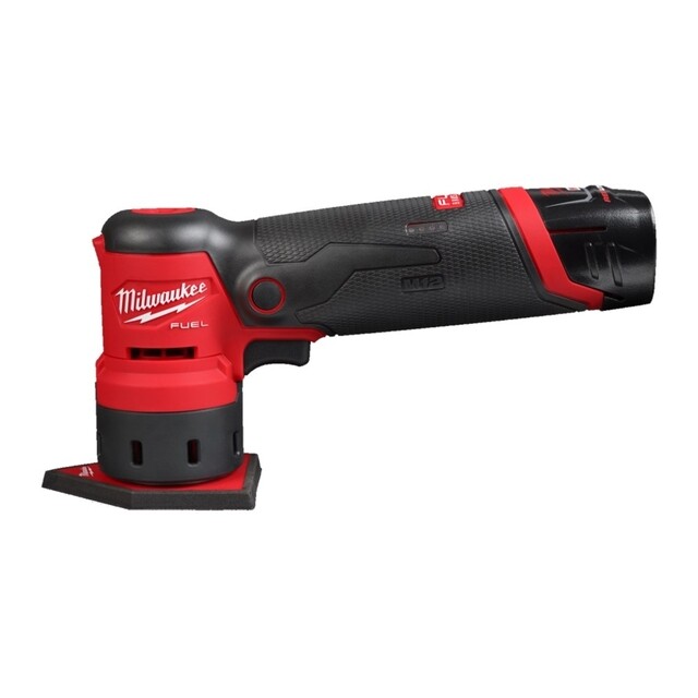 Product image 1 of Milwaukee M12 FUEL  Delta schuurmachine, 1x 2,0 Ah, 1 x 4,0 Ah