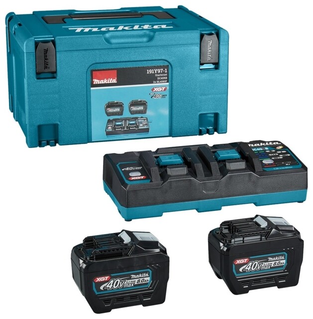 Product image 1 of Makita Startset Dc40rb 2Xbl4080f 191Y97-1