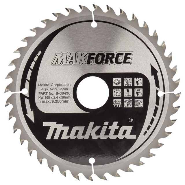Product image 1 of Makita Zaagb Hout 165X30x40t 20G B-08436