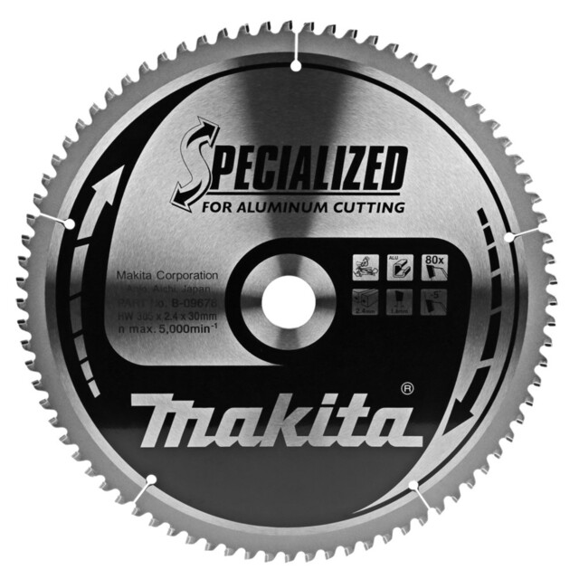 Product image 1 of Makita Zaagb alu 305x30x2,4 80T -5g