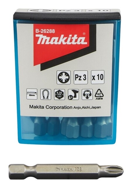 Makita Schroefbit Pz3x50 10Stk B-26288 - De Boer