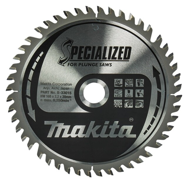 Product image 1 of Makita Zaagb Inval 165X20x2,2 48T 8G