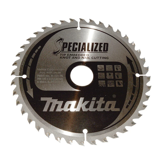 Product image 1 of Makita Cirkelzaagblad 46,7 Hout (Noest/Spijker)