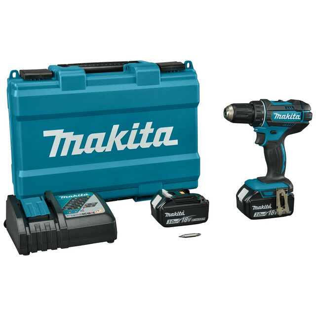 Product image 1 of Makita DDF482RFE 18 V Boor-/Schroefmachine - Met Accu en Lader in Koffer