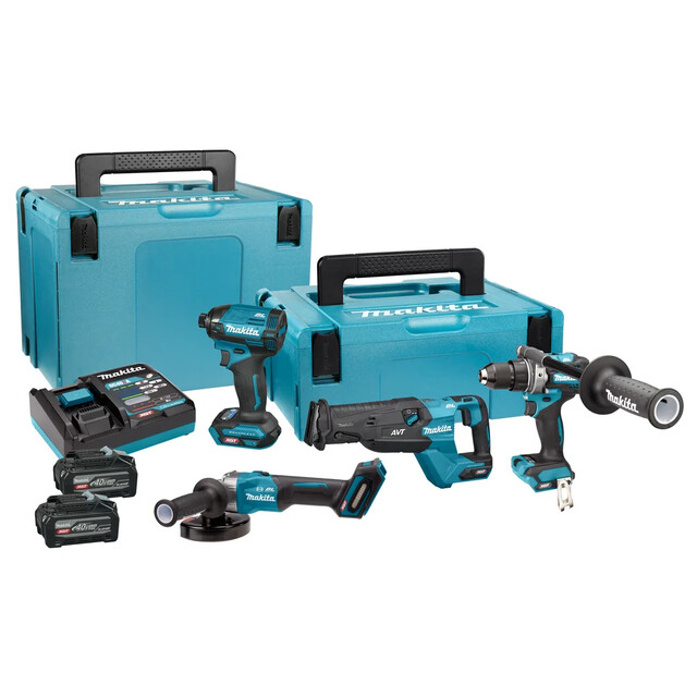 Product image 1 of Makita 40 V Max Combiset Boren, Schroeven, Zagen En Slijpen