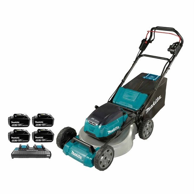 Product image 1 of Makita DLM465PT4 2 x 18 V Accu Grasmaaier - Met Accu en Lader