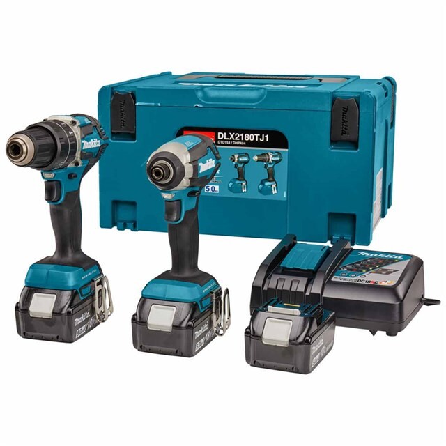 Product image 1 of Makita 18 V Combiset Voor Allround (Klop)Boor- En (Slag)Schroefklussen DLX2180TJ1