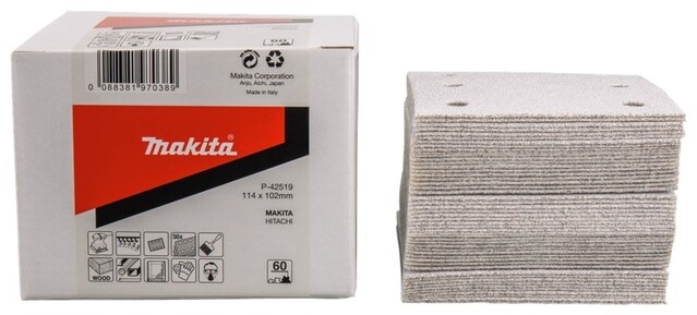 Product image 1 of Makita Schuurvel K100 114X102 Wh 50 P-42531