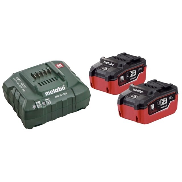 Product image 1 of Metabo 685122000 18V Li-Ion Accu En Lader (2x 5,5Ah accu)