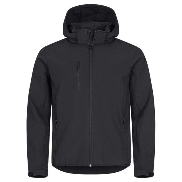 Product image 1 of Clique Classic Hoody Softshell Jacket Zwart XL