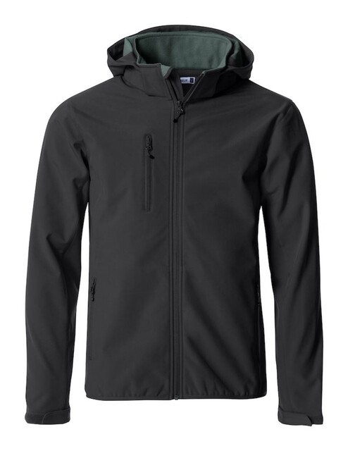 Product image 1 of Qlique Basic Hoody Softshell Zwart l