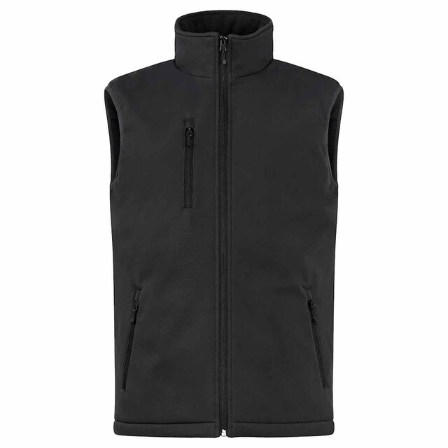 Product image 1 of Clique Padded Softshell Vest Zwart - Maat L