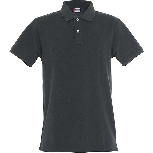 Product image 1 of Clique Stretch Premium Polo Antraciet Melange Xxl