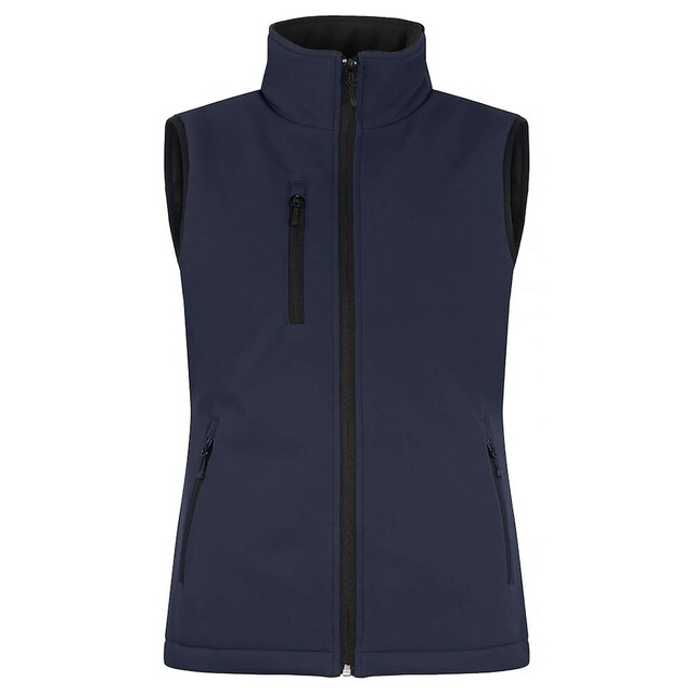 Product image 1 of Clique Padded softshell bodywarmer dames dark navy - maat L