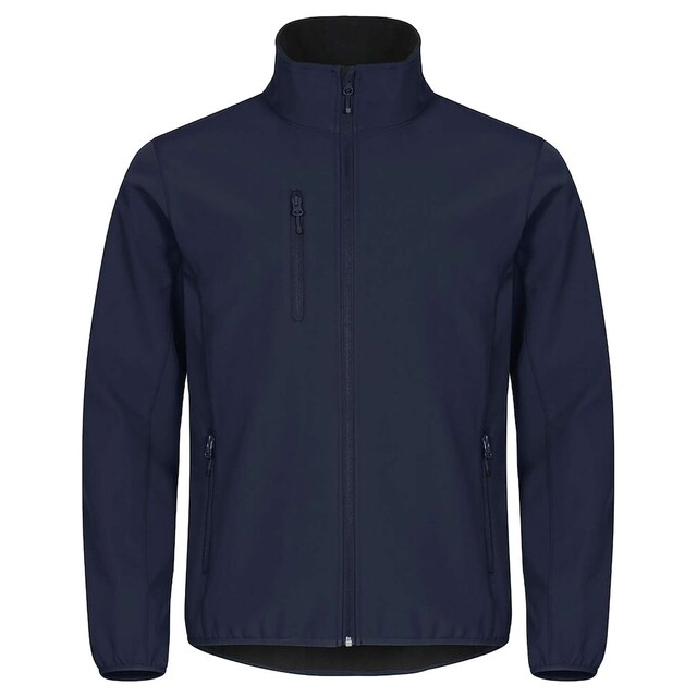 Product image 1 of Clique Klassiek Softshell Jacket Heren Donkerblauw - Maat L