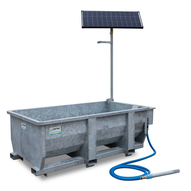 Product image 1 of Poortman Mobiele Solar Drinkbak Vorkinsteek T1200-l100 - Met Bronpomp