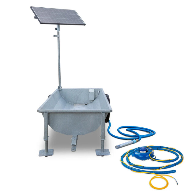 Product image 1 of Poortman Solar Mobiele Weidedrinkbak T600-M140/70 - Met Oppervlakte & Bronpomp