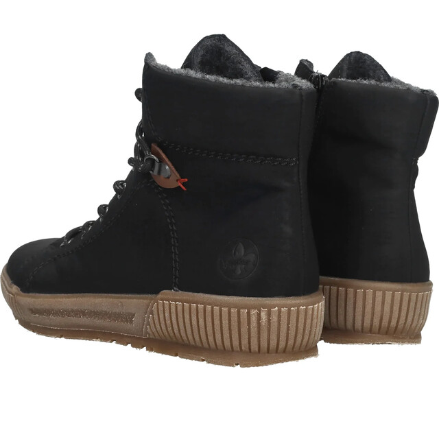 Product image 1 of Rieker Dameslaars Met Veter Zwart Mt 41