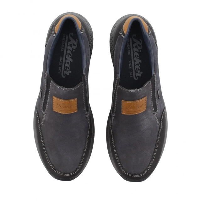 Product image 1 of Rieker Instapper Heren Zwart/Navy Mt 45