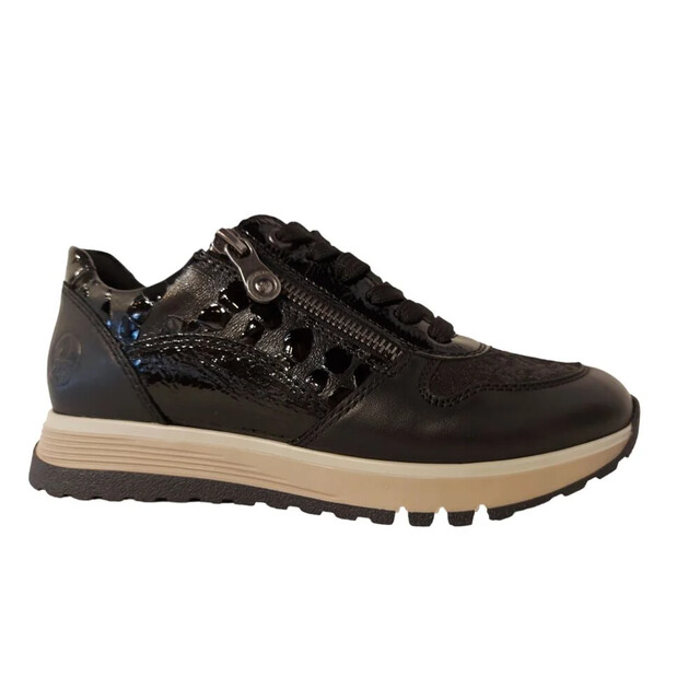 Product image 1 of Rieker Dames Sneaker Zwart Maat 41