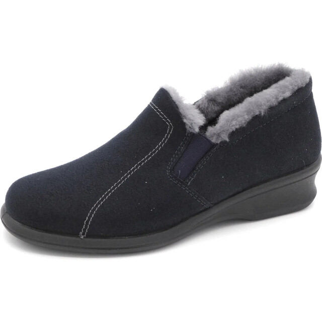 Product image 1 of Rohde Pantoffel 50 Microvelours Blauw - Maat 39,5