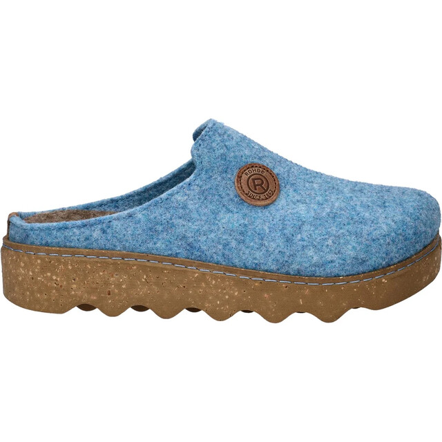 Product image 1 of Rohde Pantoffel 51 Softfilz Blauw - Maat 39